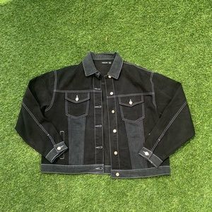 Black Jacket w White Stitching